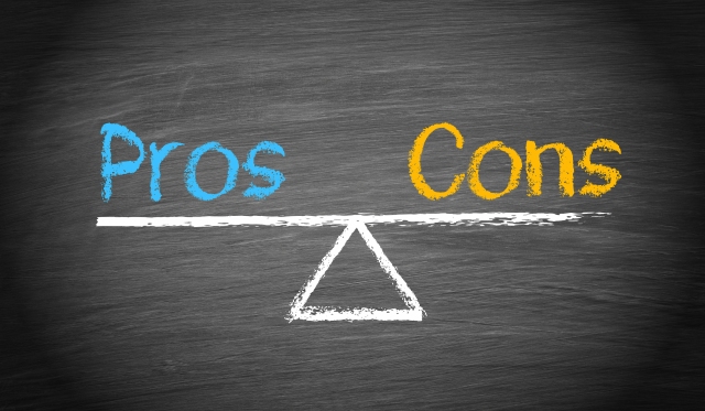 Pros And Cons - Balance Concept
